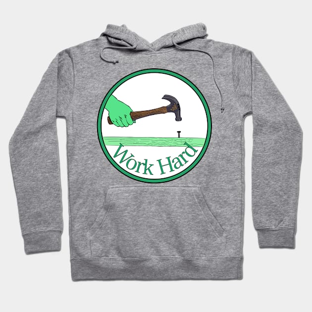 Work Hard Hoodie by Sweetblod